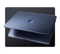 EooCoo Compatibile con Cover MacBook Air 13 M4 M3 M2 2025 2024 2022 Custodia Rigida per Mac Book 13,6 Pollici A3240 A3113 A2681, Blu Mezzanotte Opaco [Midnight su Mac]Riduzione delle Impronte Digitali