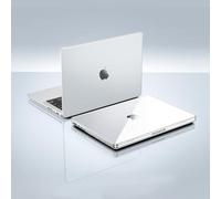 EooCoo Compatibile con Custodia MacBook Pro M5 M4 14 Pollici M3 M2 M1 Pro Max 2026-2021 (A3434 A3112 A3185 A3401 A2918 A2992 A2779 A2442) Cover Ultra Sottile, Plastica Protection - Incolore Cristallo