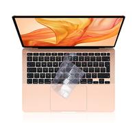 EooCoo Copritastiera Ultrasottile Compatibile con 2020 MacBook Air 13.3 Pollici M1 A2337 A2179 con Retina Display e Touch ID, Italia Layout - TPU Chiaro