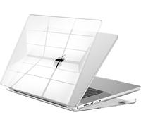 EooCoo Cover compatibile con MacBook Pro 16 Pollici 2025 2024-2021 Pro Max M4 A3186 A3403 M3 A2991 M2 A2780 M1 A2485 con Touch ID, Custodia Rigido in Plastica Liscia e Lucida - Cristallo Trasparente