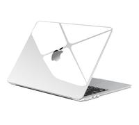 EooCoo Cover Ultra Sottile e Trasparente Compatibile con MacBook Air 13,6 Pollici M4 M3 M2 2024 2022 A3240 A3113 A2681 con Touch ID, Plastica Rigide Protection Custodia Mac 13 - Cristallo Trasparente