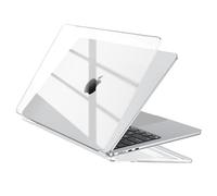 EooCoo Custodia compatibile con MacBook Air 15 Pollici M5 M4 M3 M2 2026 2025-2023 A3241 A3114 A2941, Copertina Rigido per Cover MacBook Air con 15,3" Display,Protettivo Mac Air-Cristallo Trasparente