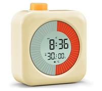EooCoo Timer Cucina Digitale Visivo 60 Minuti Conto Alla Rovescia Bambini con Retroilluminazione, Può sostituire la clessidra, Sveglia, Orologio Elettronico da Tavolo, Tempistica, per Studio, Cucinare
