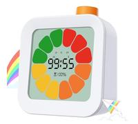 EooCoo Timer Visivo Bambini, Conto alla Rovescia di 99 Minuti, Temporizzatore Digitale con Memoria di Produttività con Allarme Silenzioso, Tasti Min/Sec, Oggetti per la Cucina, Scuola, Ufficio, ADHD