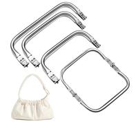 EOPUOZS 3 Pezzi Chiusura per Borsa Uncinetto 16cm 20cm 25cm，Borsa a Forma di U Manico Interno Bacio Chiusura a Chiusura，Chiusura Borsa Uncinetto per Borsa Frizione Artigianato Progetti Fai da Te