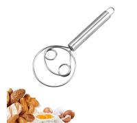 EORPAVU Fruste da cucina, Impastatrice danese da 1 pezzo Frullino per le uova danese con manico in acciaio inossidabile impastatrice per impasti, torte e altri accessori da cucina