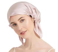 EORPAVU Pañuelos para la cabeza para mujer,Cuffia da doccia, cuffia da notte, cuffia elastica elastica, cuffia per la cura dei capelli da donna, cuffia per la casa (viola chiaro)