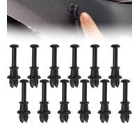 EORPAVU Supporti per vano portabagagli auto Clip per portabagagli per bagagliaio da 12 pezzi, clip per coperchio del bagagliaio dell'auto, staffe per bottoni con clip per corda, staffe per coperchio