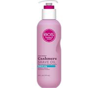 eos Olio per rasatura di cashmere - Fresh & Cozy idratante · Con burro di karitè e glicerolo · Per pelli sensibili · 177 ml (6 fl oz)