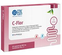 EOS Srl Integratore Eos C-Flor fermenti lattici e vitamina B2, 20cps
