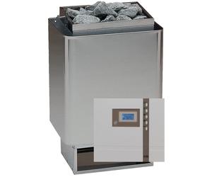 EOS Stufa Sauna Set 9kW Con Regolatore Econ D1 Pietre Sauna Luce Set