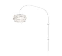 Eos Willow Applique Singola Mini Bianco con Sospensione in Bianco