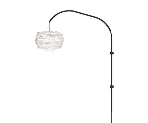 Eos Willow Applique Singola Mini Bianco con Sospensione in Nero