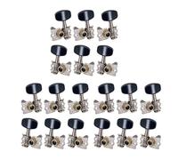 Eoslcusmvl 18Pcs 9R9L Piroli per Accordatura per Chitarra Open Machine Heads Parti per Accordatori per Chitarra Acustica Folk