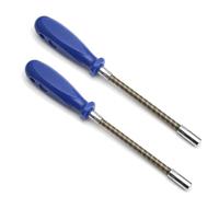 Eoslcusmvl 2X Cacciavite Esagonale Flessibile da 7 mm Cacciavite Pieghevole A 90 Gradi Cacciavite A Esagono Incassato Fascetta Stringitubo Cacciavite Utensili Manuali per Riparazione Auto