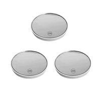 Eoslcusmvl 3pz Specchio per Trucco Ingranditore Anti-Appannamento Specchio per Trucco un Ventosa Specchio per Trucco Ingranditore Portatile 20X con Manico,