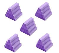 Eoslcusmvl 50X Buffing Sanding Buffer Block Files Punte di Arte del Chiodo di Manicure di Pedicure Acrilico (Colore: Viola)