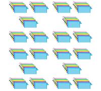 Eoslcusmvl Confezione da 100 Materiali Scolastici Cerniera Astuccio nel Rete Astuccio per Matite Astucci per Matite Astuccio per Matite da Viaggio Multiuso