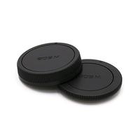 EOSM BO - Tappo innesto corpo macchina + copriobiettivo posteriore retro per obiettivo compatibile Canon EOS-M EOSM : EOS M M3 M5 M10 - Adaptout marca francese