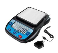 Eosphorus Bilancia Analitica Digitale LCD 600g x 0,01g, per Laboratorio Scientifico, Bilancia Da Cucina, Bilanciamento Accurato per Pesare Grammi, Oncia, Carati, Incluso USB-cavo e Adattatore AC/DC
