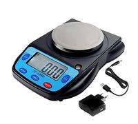 Eosphorus Bilancia di Precisione 600g/0,01g con Piatto Rotondo, Bilancia Digitale per Laboratorio, Scuole e Chimica, Funzione Conteggio, Unità g/oz/ct, Ricarica USB e Adattatore