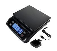 Eosphorus Bilancia Pesapacchi Digitale fino a 30kg, Bilancia Postale di Precisione per Spedizioni e Pacchi, Display LCD, Funzione Tara e Hold, Unità kg/lb, Alimentatore Incluso e Batterie