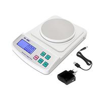 Eosphorus Bilancia Scientifica da Laboratorio 600g x 0,01g, Bilancia Tecnica di Precisione per Fisica e Chimica, Funzione Conteggio Pezzi, Alta Stabilità, Include Cavo USB e Alimentatore