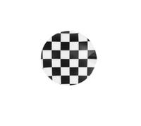EOTCXJBX Adesivo for Tappo Serbatoio Carburante Auto Compatibile con Mini One Cooper R55 R56 R60 R61 Accessori for Parti Esterne Auto(Checkered,for R56)