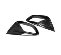 EOTCXJBX Front Bumper Fog Light Side Air Intake Vent Outlets Cover Trim Compatible for Lotus Emira V6 I4 2022-2024 Carbon Fiber Car Body Kit Accessories(B)