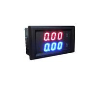 EOTVHTMT Trasformatore sensore DC 0-100V DC 20A Misuratore di Tensione e Corrente DC Voltmetro Digitale a LED Amperometro Misuratore di Tensione da Pannello(Red-Red)