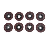 Eouayoree 8 Dischi In Ossido di Alluminio, Dischi Abrasivi da 125 Mm, Mole A Grana 40/60/80/120, Lame per Finitura Smerigliatrice Angolare