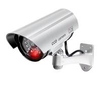 Eouayoree Telecamera di Sicurezza Finta per Esterni di Sorveglianza CCTV A LED per La Sicurezza di proprietà, attività Commerciali e Domestiche
