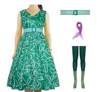 EOUCUYA Costume cosplay del film anime Joy Cosplay per adulti Inside Out 2 Cosplay Costume uomo/donna vestito, Disgusto, XS