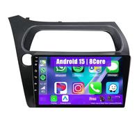 Eouyt Android Autoradio per Honda Civic 2006-2011, 9" Touch Screen Stereo Auto con CarPlay Android Auto GPS Bluetooth Telecamera(8Core(2+32GB))