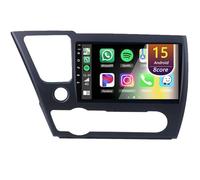 Eouyt Android Autoradio per Honda Civic 2013-2016, 9" Touch Screen Stereo Auto con CarPlay Android Auto GPS Bluetooth Telecamera(8Core(2+32GB))