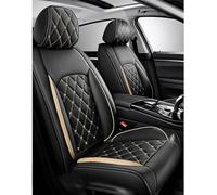 Eouyt Funda Asiento Cobra Impermeable, Cubiertas Coche Universales 5 Plazas para Vehículos con Apoyabrazos, Gold