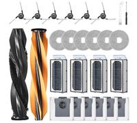 EOVWAEO Set di 26 accessori per robot aspirapolvere Dreame X50 Ultra Complete / X50 Master / L50 Pro Ultra, 2 spazzole principali, 6 tamponi per la polvere, 6 spazzole laterali, 4 filtri, 1 spazzola