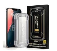 Eowduk SmoothShield - Confezione da 2 pellicole protettive in vetro temperato con antigraffio, anti-impronte, privacy e installazione automatica senza polvere, per iPhone 16/15 Pro Max (privacy, per