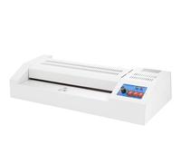 Eoweiot Plastificatrice da 350 mm, plastificatrice a rulli Caldi e Freddi con Pulsante di commutazione, plastificatrice Automatica per pellicole A3 A4 A5 con Regolazione