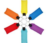 Eowppue 6 portachiavi galleggianti in gommapiuma, neoprene e schiuma impermeabile (giallo, rosso, blu, viola, arancione, ciano)