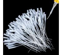 Eowppue Colla Micro-Tips plastica colla bottiglia punte colla colla estensore precisione applicatore per artigianato dispensazione laboratorio dispenser adesivo (200 pezzi)