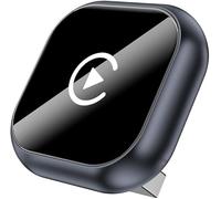 EOYLBFWH Mini Adattatore CarPlay Wireless, per Dacia Dokker Duster Jogger Extreme Logan MCV Nova Supernova 2000-2026 Ultima Versione Adattatore CarPlay Plug Play Auto USB Converte,D-Grey-Normal