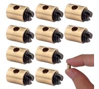 EOYVAIL Cavi acceleratore per moto,Morsetto universale per cavo acceleratore in ottone, fascetta per filo moto, 5x6 mm, adatto per scooter e acceleratori moto (10 pezzi)