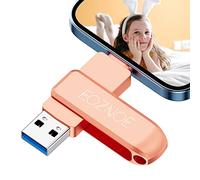 EOZNOE Chiavetta USB 256GB, Chiavetta USB per iPhone/Android/Mac/Tablet/PC | Pen Drive per iPhone per Salvare Foto e Video Senza App, Memoria Esterna Foto-Stick con Custodia in Metallo, Plug-and-Play