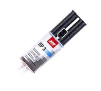 EP 3 Colla Epossidica Bicomponente | Resina Epossidica Trasparente + Indurente | Colla per plastica, legno, metallo e altri materiali | 2 x 15 ml