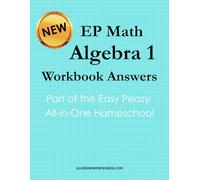 EP Math Algebra 1 Workbook Answers