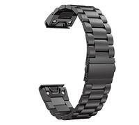EPANO Cinturino in Acciaio Inox per Garmin Fenix 7 7S 7X 6 6X Pro 5 5X Plus MK2 Cinturino da polso QuickFit Metallo Correa, 26mm For Fenix 6X 6XPro, agata