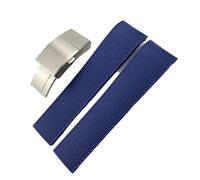EPANO Cinturino in gomma fluorosa in silicone, 19 mm, 20 mm, 21 mm, per Longines Hydroconquest L3 Conquest Sports Diving Watch Strap, 21mm, Agata