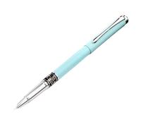 EPANO Penna stilografica con pennino extra fine da 0,38 mm, per finanza, penne a inchiostro in metallo di lusso, forniture per ufficio e scuola, regalo di compleanno (blu)
