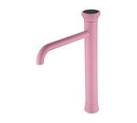 EPANO Rubinetto colorato per lavabo da bagno senza tocco, design affusolato unico, rosso/rosa/blu, con sensore di movimento caldo e freddo (B)
